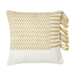 Housse De Coussin FARIK Ivoire Et Moutarde -Décoration & meubles pour la maison housse de coussin FARIK 008424 WJ C1 packshot