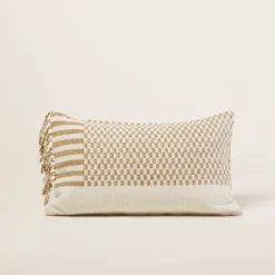 Housse De Coussin FARIK Ivoire Et Sépia -Décoration & meubles pour la maison housse de coussin FARIK 008424 WM CM 4