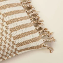 Housse De Coussin FARIK Ivoire Et Sépia -Décoration & meubles pour la maison housse de coussin FARIK 008424 WM CM 5