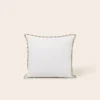 Housse De Coussin GHABY Blanc Et Bourdon En Dégradé