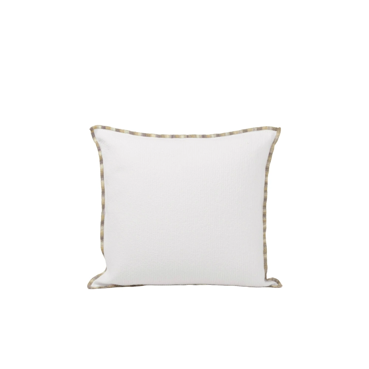 Housse De Coussin GHABY Blanc Et Bourdon En Dégradé 8 Housse De Coussin GHABY Blanc Et Bourdon En Dégradé – Image 8