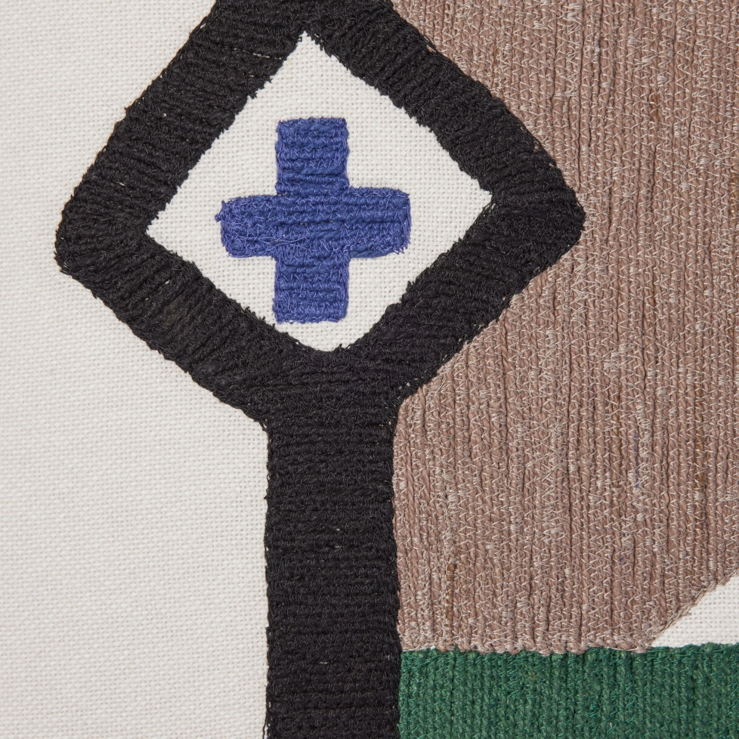 Housse De Coussin JALISCO Naturel Et Cobalt 7 Housse De Coussin JALISCO Naturel Et Cobalt – Image 7