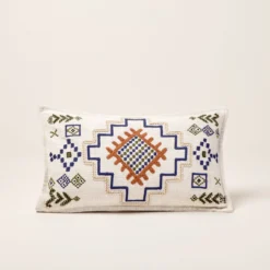 Housse De Coussin JUANY Naturel Et Indigo -Décoration & meubles pour la maison housse de coussin JUANY 008435 NB CM 4