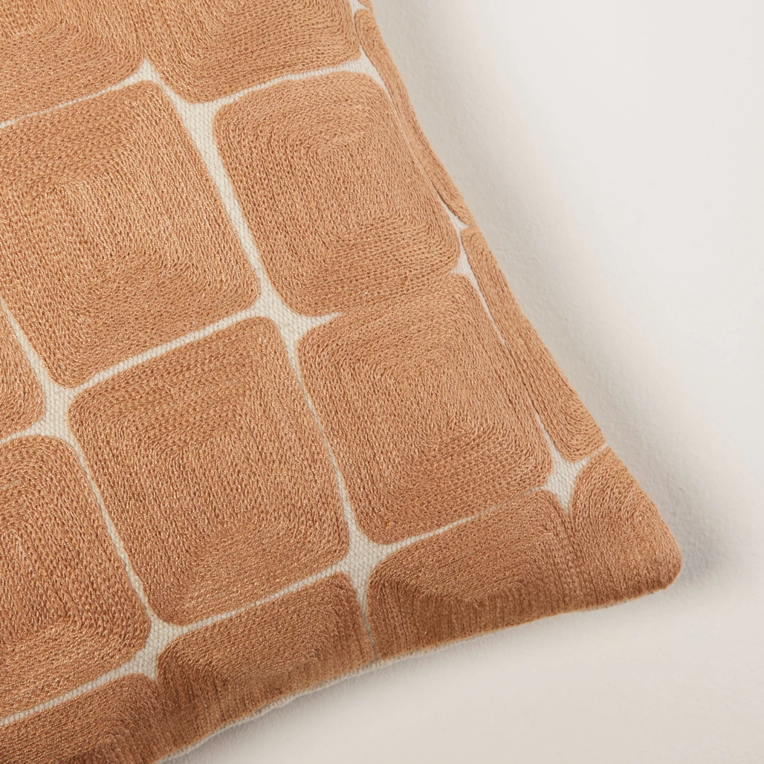 Housse De Coussin KARTY Naturel Et Terracotta 5 Housse De Coussin KARTY Naturel Et Terracotta – Image 5