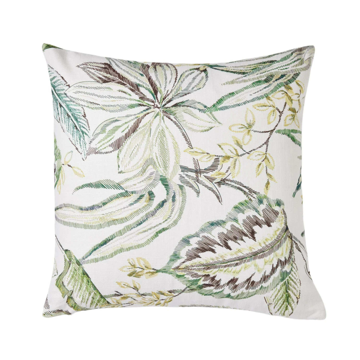 Housse De Coussin KELADY Ivoire Et Verts 9 Housse De Coussin KELADY Ivoire Et Verts – Image 9