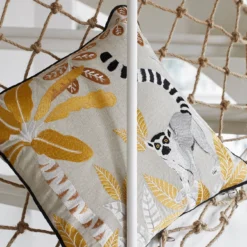 Housse De Coussin MADAGASCAR Naturel Et Ocre -Décoration & meubles pour la maison housse de coussin MADAGASCAR 007519 NJ C1 1