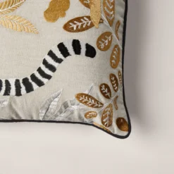 Housse De Coussin MADAGASCAR Naturel Et Ocre -Décoration & meubles pour la maison housse de coussin MADAGASCAR 007519 NJ C1 6