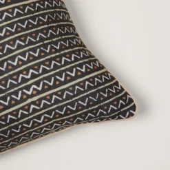 Housse De Coussin MALIA Noir Et Naturel -Décoration & meubles pour la maison housse de coussin MALIA 007568 WG C1 5