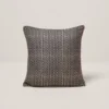 Housse De Coussin MALIA Noir Et Naturel