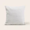 Housse De Coussin MARCELO Ivoire Grisé