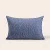 Housse De Coussin NERIO Chiné Bleuté