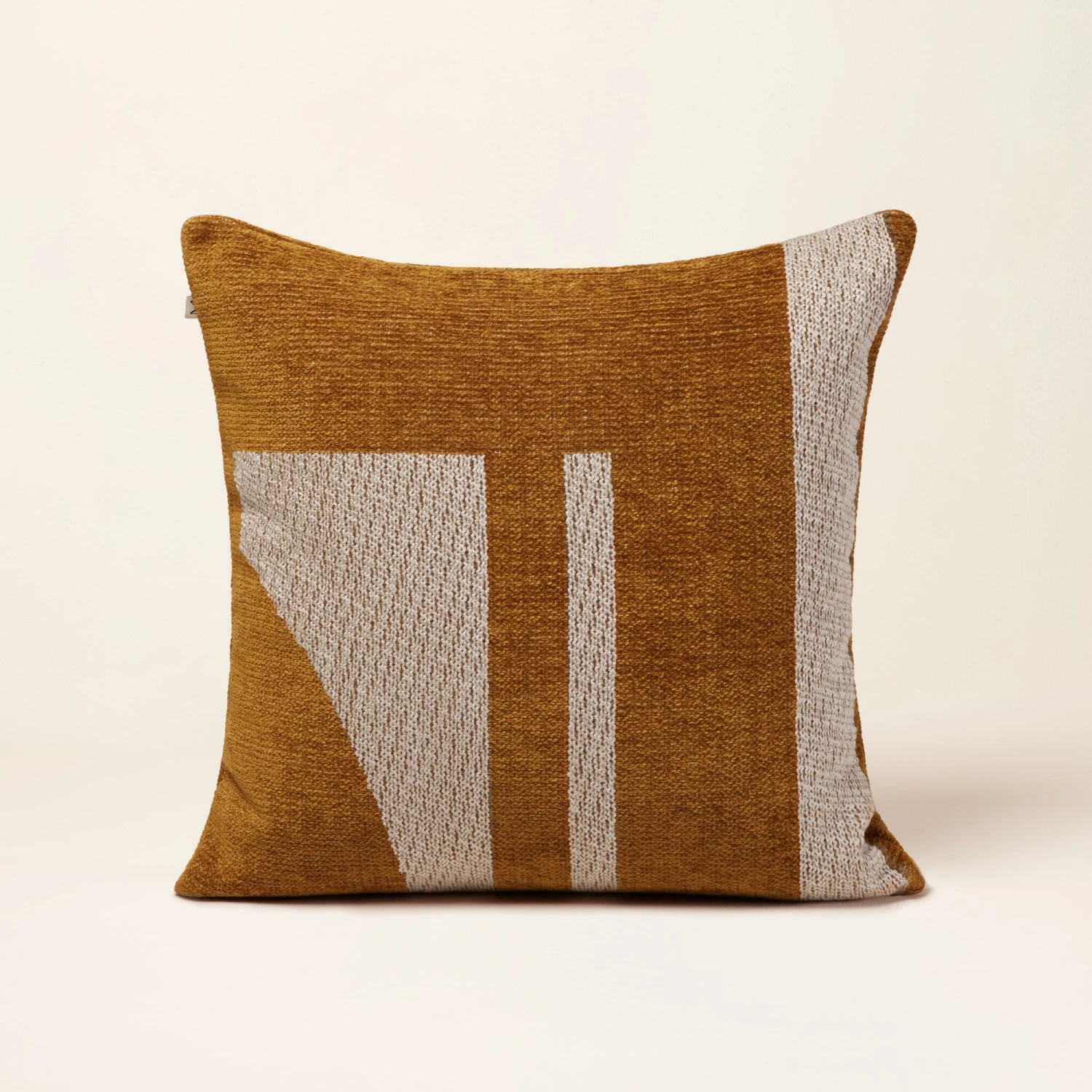 Housse De Coussin NILS Moutarde Et Naturel 1 Housse De Coussin NILS Moutarde Et Naturel