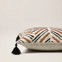 Housse De Coussin OUMY Naturel Et Havane 14 Housse De Coussin OUMY Naturel Et Havane -Décoration & meubles pour la maison housse de coussin OUMY 007517 NM C1 6