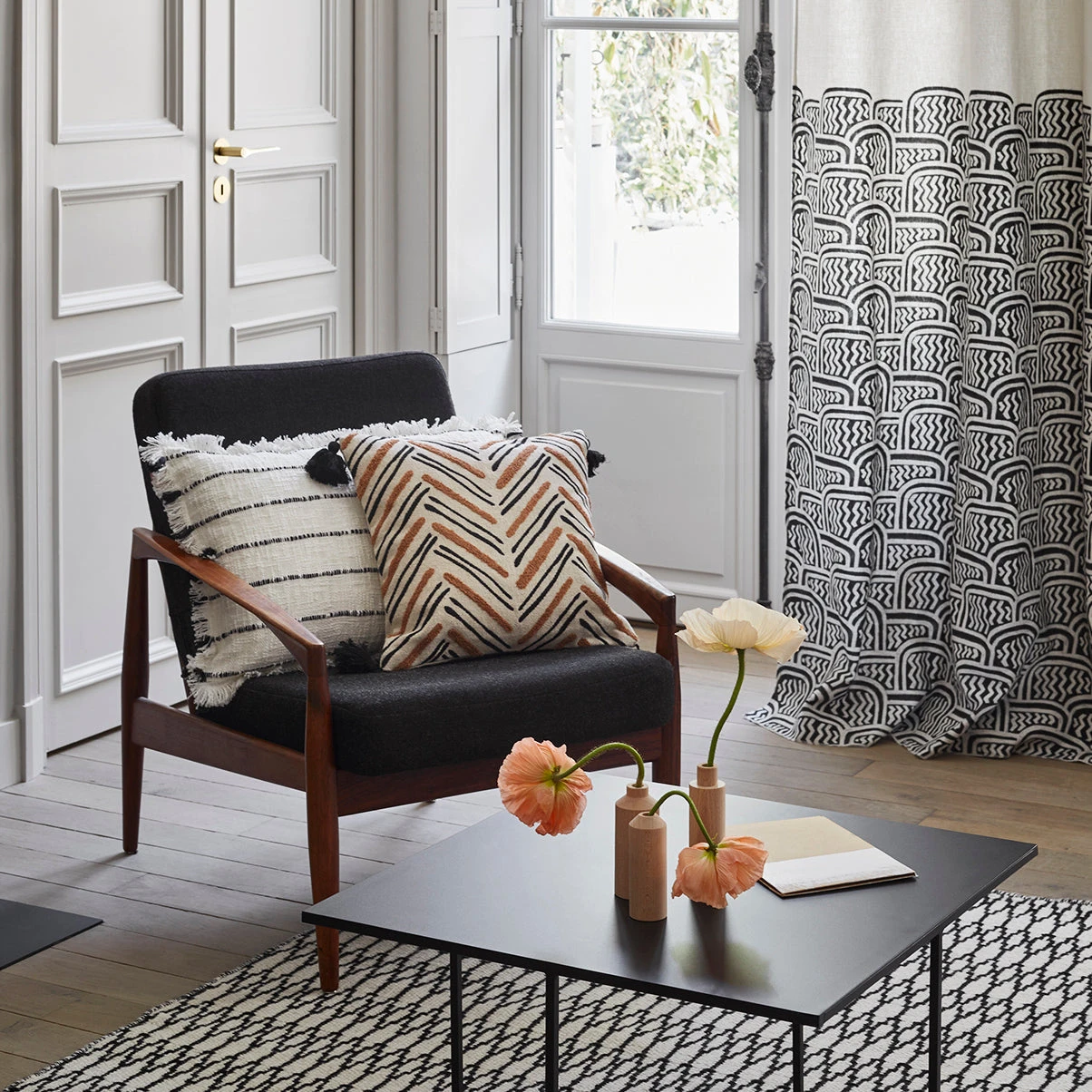 Housse De Coussin OUMY Naturel Et Havane 8 Housse De Coussin OUMY Naturel Et Havane – Image 8