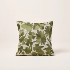 Housse De Coussin OXALIE Ivoire Et Vert -Décoration & meubles pour la maison housse de coussin OXALIE 008613 NV C1 4