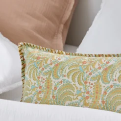 Housse De Coussin PADMA Jaune Indien Et écru -Décoration & meubles pour la maison housse de coussin PADMA 007973 JN CM 2