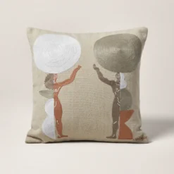 Housse De Coussin PILAR Naturel Et Ivoire 11 Housse De Coussin PILAR Naturel Et Ivoire -Décoration & meubles pour la maison housse de coussin PILAR 007394 NN C4 4