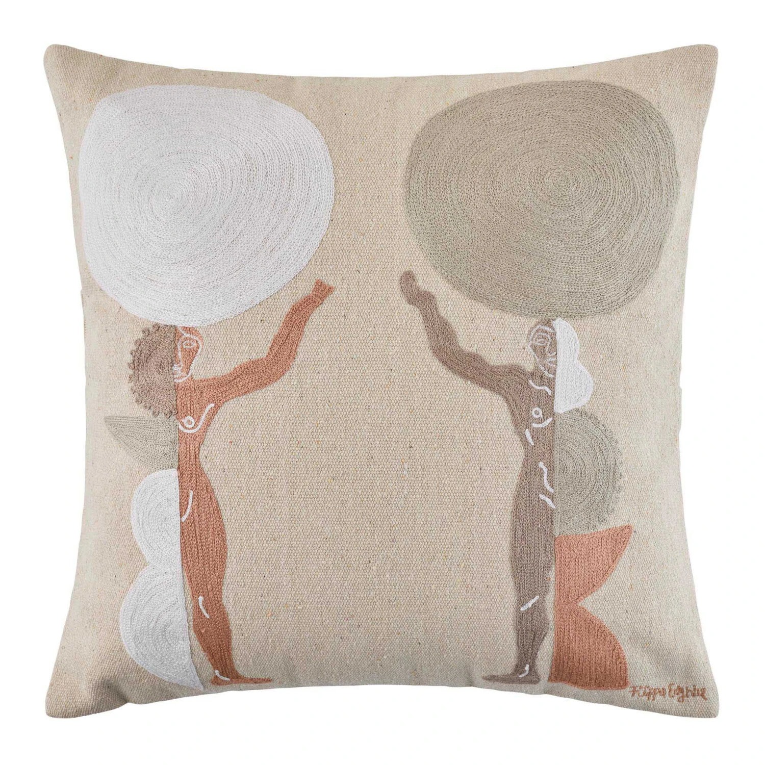 Housse De Coussin PILAR Naturel Et Ivoire 9 Housse De Coussin PILAR Naturel Et Ivoire – Image 9
