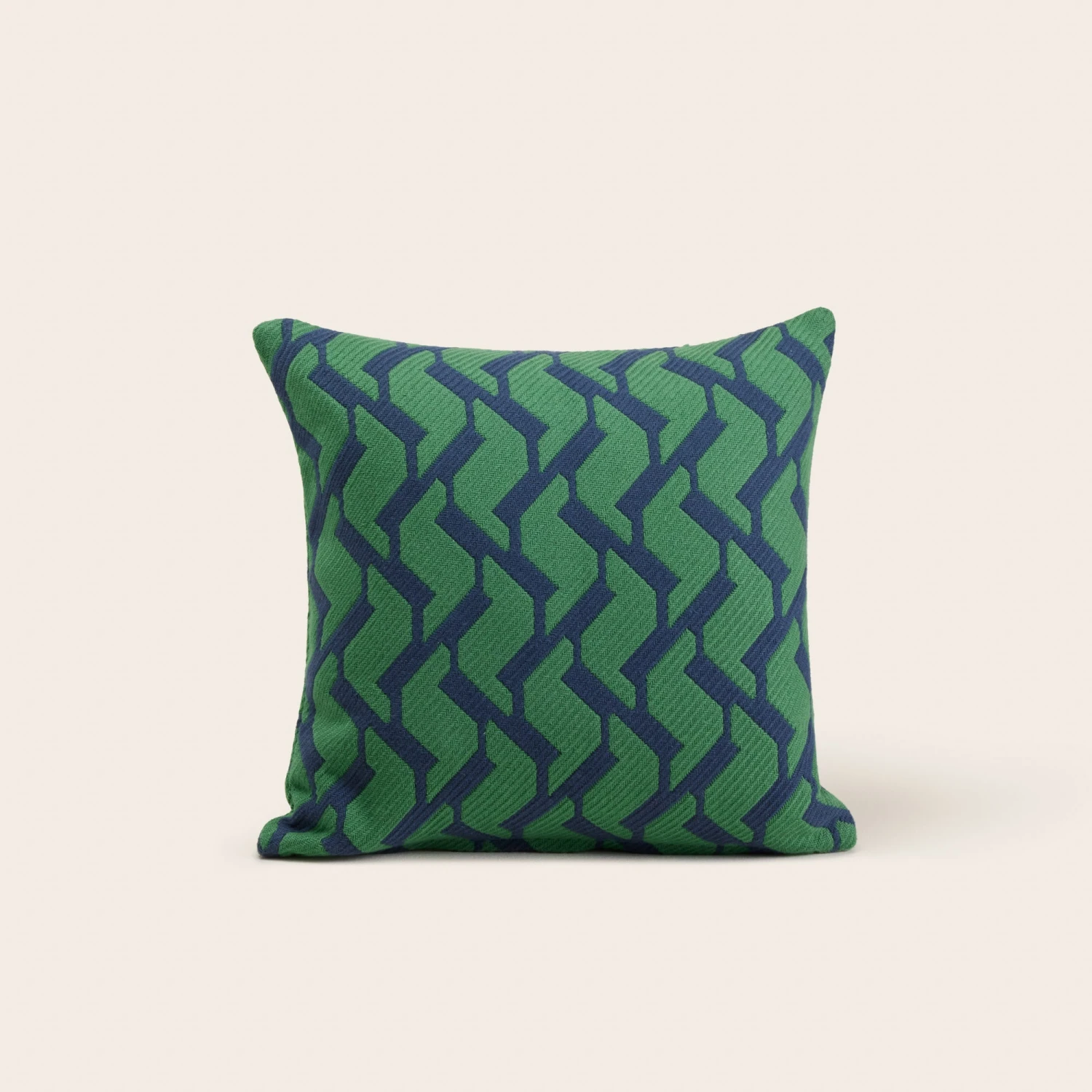 Housse De Coussin RAFFY Pétrole Et Vert 1 Housse De Coussin RAFFY Pétrole Et Vert