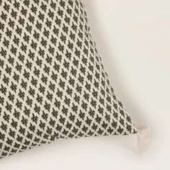 Housse De Coussin SANJAY Ecru Et Gris Graphite -Décoration & meubles pour la maison housse de coussin SANJAY 007917 NG C1 5