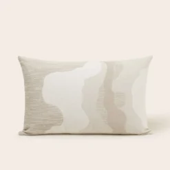 Housse De Coussin SELENIE Beige Minéral