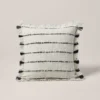 Housse De Coussin TAHA Ivoire Et Noir