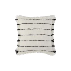 Housse De Coussin TAHA Ivoire Et Noir -Décoration & meubles pour la maison housse de coussin TAHA 007523 WG C1 packshot