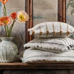 Housse De Coussin TAHA Ivoire Et Ocre -Décoration & meubles pour la maison housse de coussin TAHA 007523 WJ C1 10