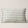 Housse De Coussin TAHA Ivoire Et Sauge