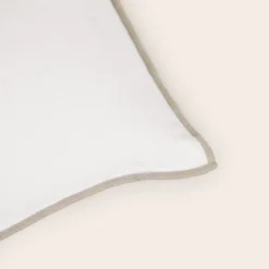 Housse De Coussin TOINON Blanc Et Bourdon Naturel 10 Housse De Coussin TOINON Blanc Et Bourdon Naturel -Décoration & meubles pour la maison housse de coussin TOINON 008907 WN C1 5