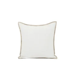 Housse De Coussin TOINON Blanc Et Bourdon Naturel 13 Housse De Coussin TOINON Blanc Et Bourdon Naturel -Décoration & meubles pour la maison housse de coussin TOINON 008907 WN C1 packshot