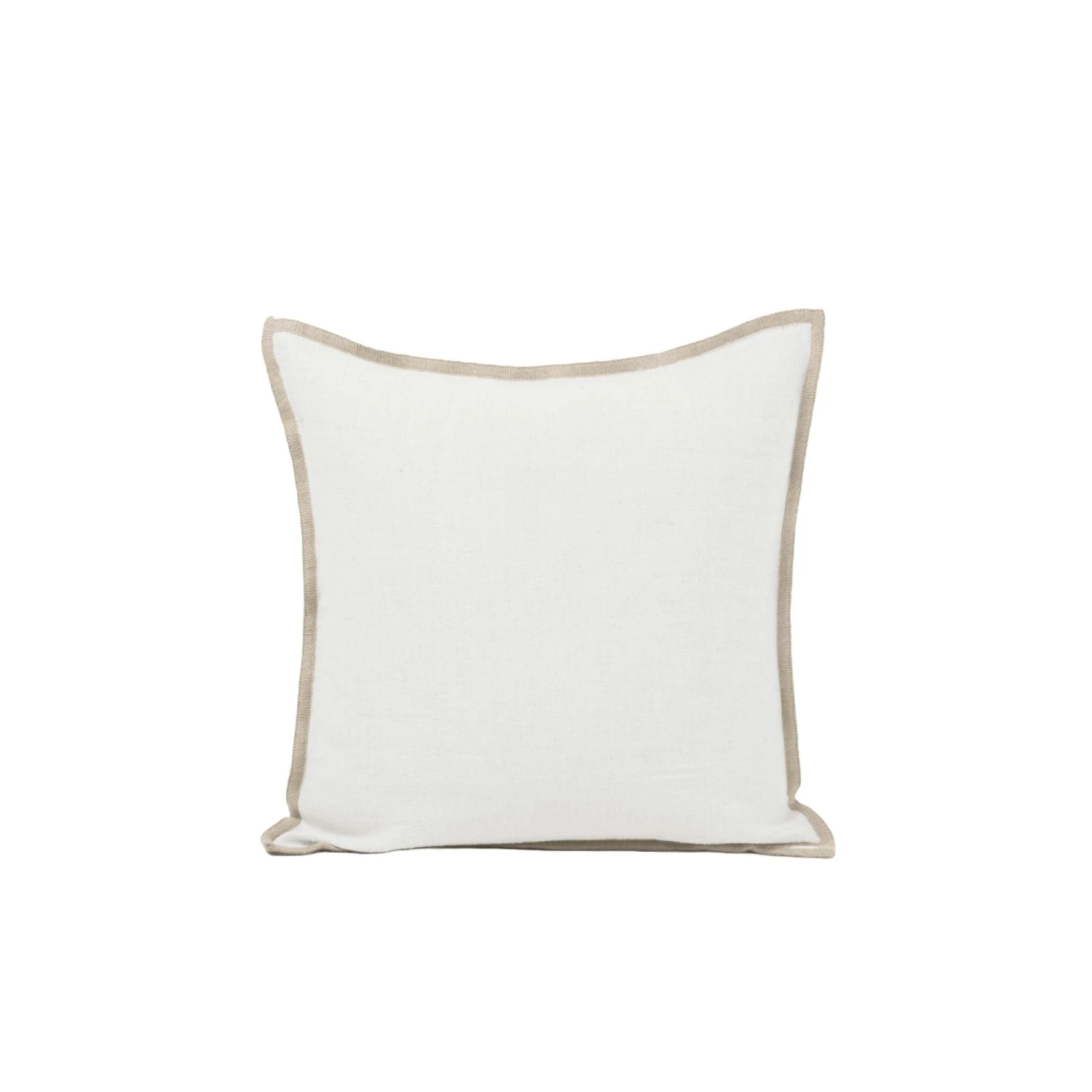 Housse De Coussin TOINON Blanc Et Bourdon Naturel 7 Housse De Coussin TOINON Blanc Et Bourdon Naturel – Image 7