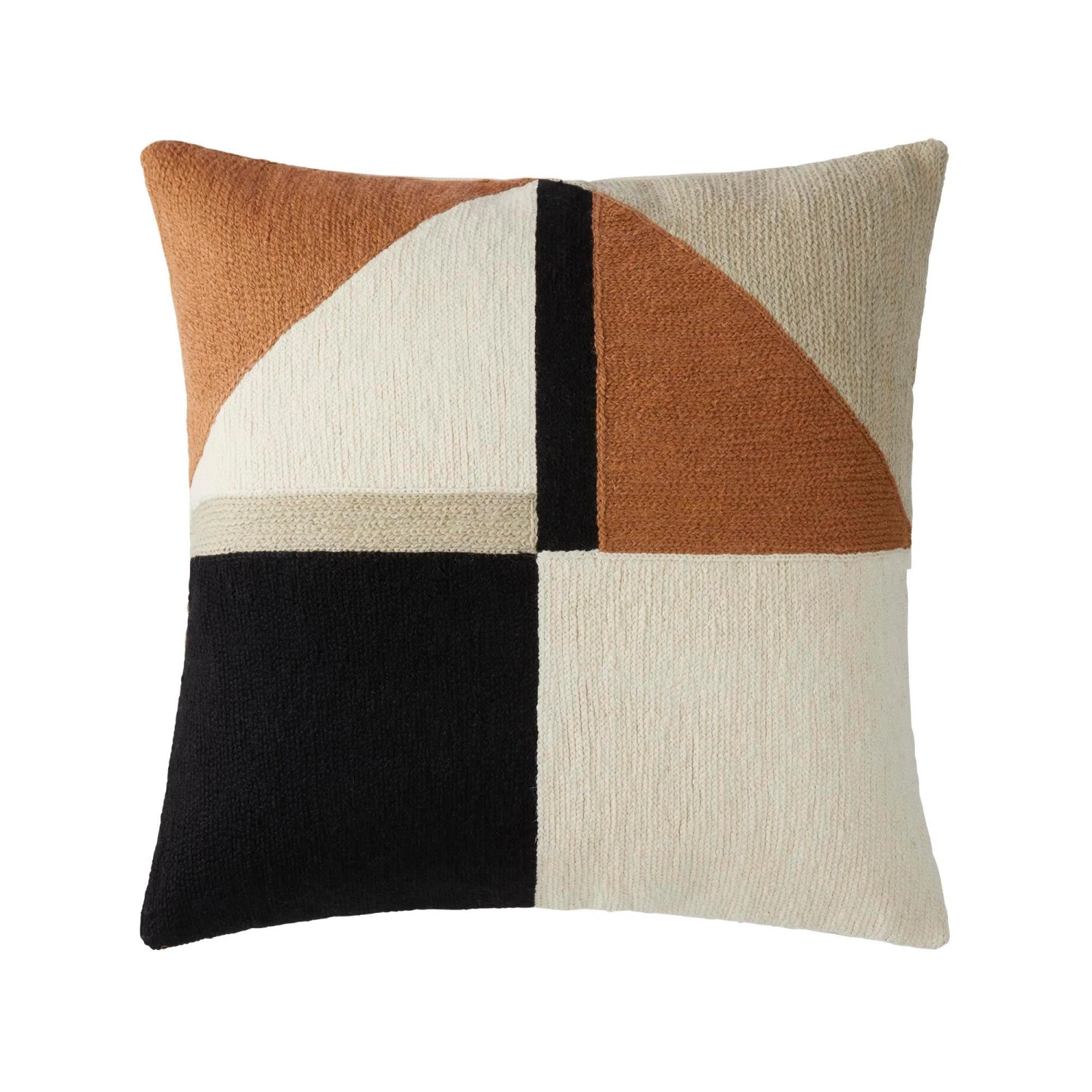 Housse De Coussin TRIAGO Naturel Et Noir 10 Housse De Coussin TRIAGO Naturel Et Noir – Image 10