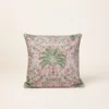 Housse De Coussin UBARI Rose Pétale Et Vert