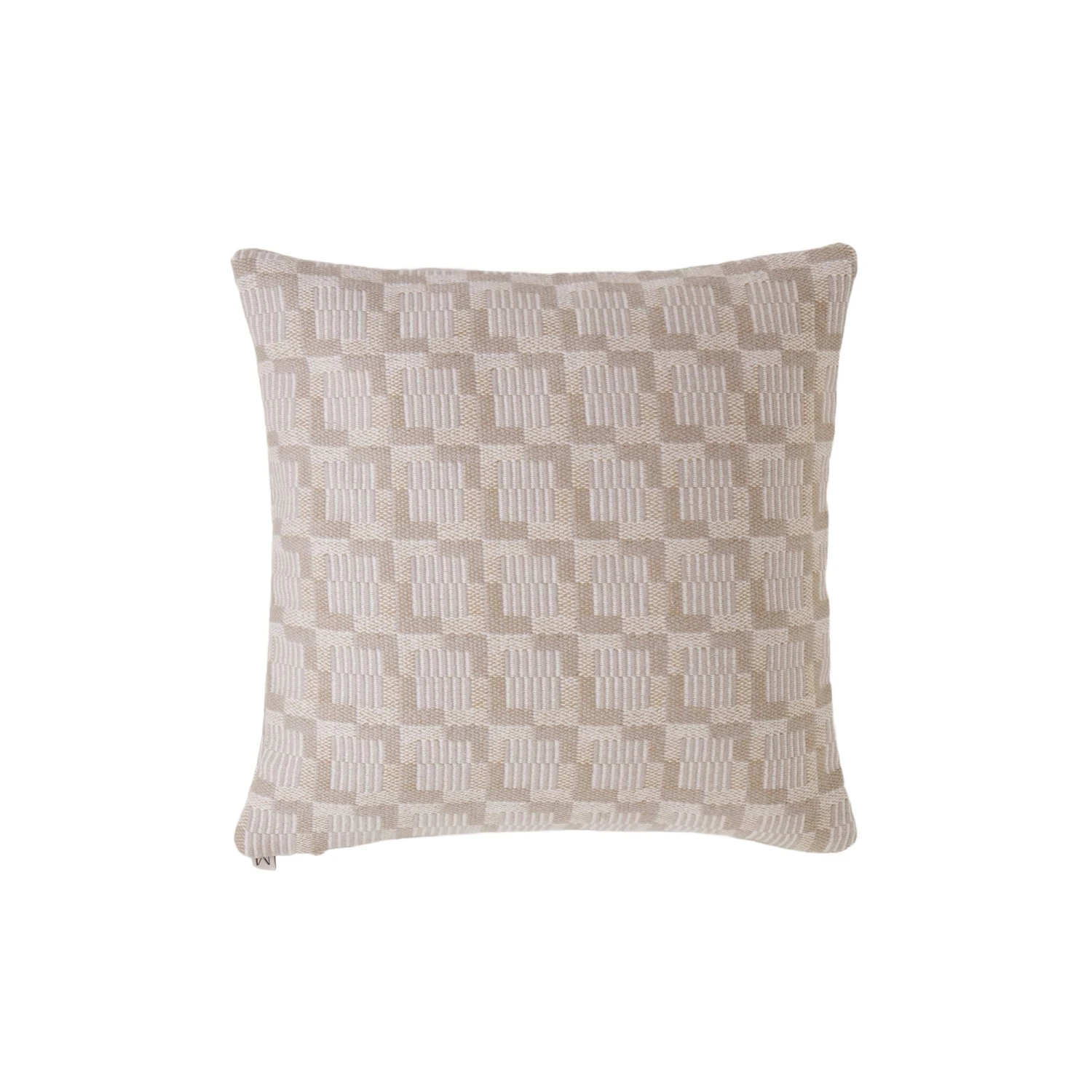 Housse De Coussin VITORIO Ivoire Et Beige Cendré 7 Housse De Coussin VITORIO Ivoire Et Beige Cendré – Image 7