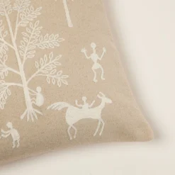 Housse De Coussin WARLI Beige Et écru 13 Housse De Coussin WARLI Beige Et écru -Décoration & meubles pour la maison housse de coussin WARLI 008058 N3 C8 5