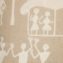 Housse De Coussin WARLI Beige Et écru 16 Housse De Coussin WARLI Beige Et écru -Décoration & meubles pour la maison housse de coussin WARLI 008058 N3 C8 8