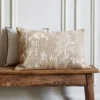 Housse De Coussin WARLI Beige Et écru