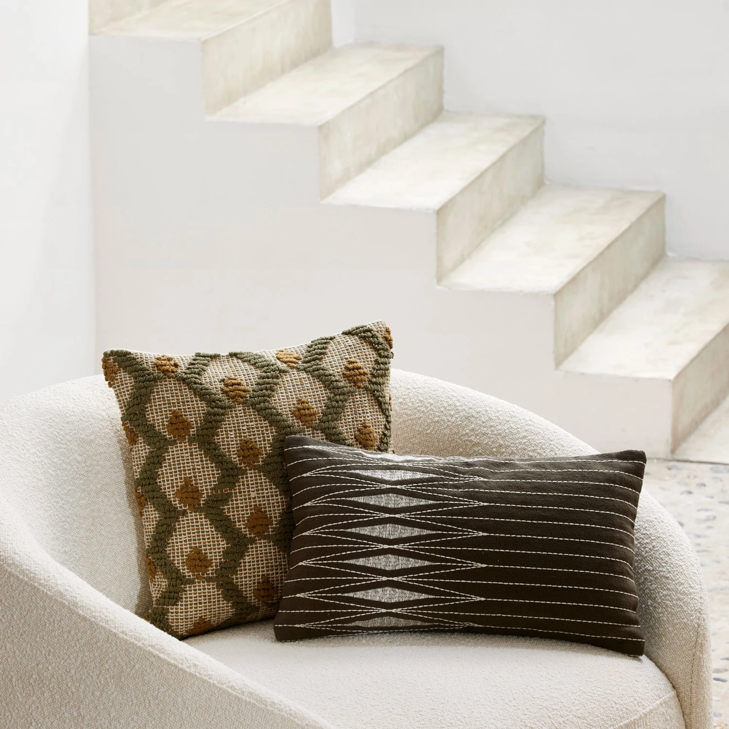 Housse De Coussin YSA Olive Douce 2 Housse De Coussin YSA Olive Douce – Image 2