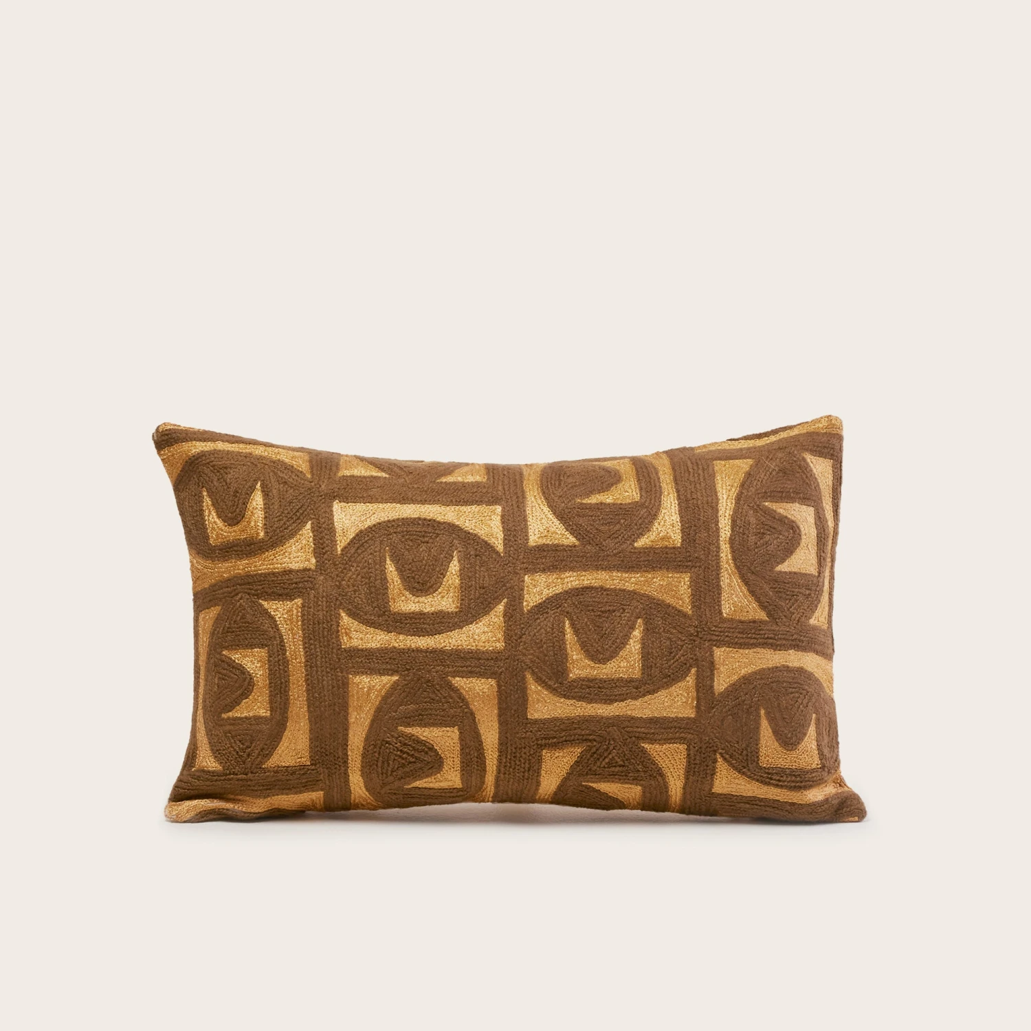 Housse De Coussin ZACARY Brun Cuivré 4 Housse De Coussin ZACARY Brun Cuivré – Image 4