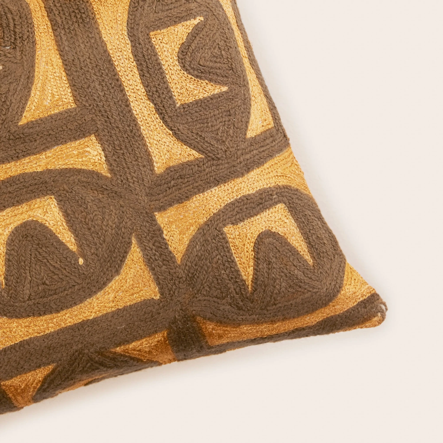 Housse De Coussin ZACARY Brun Cuivré 5 Housse De Coussin ZACARY Brun Cuivré – Image 5