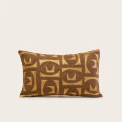 Housse De Coussin ZACARY Brun Cuivré