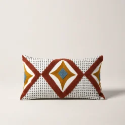 Housse De Coussin ZAYI Ivoire Et Terracotta -Décoration & meubles pour la maison housse de coussin ZAYI 007525 WO CM 4