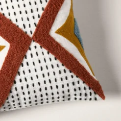 Housse De Coussin ZAYI Ivoire Et Terracotta -Décoration & meubles pour la maison housse de coussin ZAYI 007525 WO CM 5
