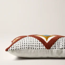 Housse De Coussin ZAYI Ivoire Et Terracotta -Décoration & meubles pour la maison housse de coussin ZAYI 007525 WO CM 6