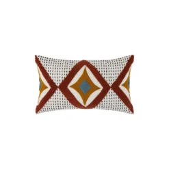 Housse De Coussin ZAYI Ivoire Et Terracotta -Décoration & meubles pour la maison housse de coussin ZAYI 007525 WO CM packshot