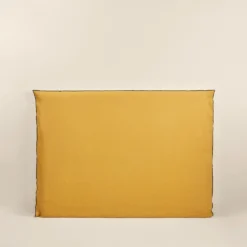 Housse De Tête De Lit CARLINA Ocre Et Bourdon Noir -Décoration & meubles pour la maison housse de tete de lit CARLINA 006988 J18G 4