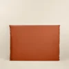 Housse De Tête De Lit CARLINA Terracotta Et Bourdon Noir