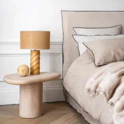 Housse De Tête De Lit CARLINA Ficelle Et Bourdon Noir 12 Housse De Tête De Lit CARLINA Ficelle Et Bourdon Noir -Décoration & meubles pour la maison housse de tete de lit CARLINA 006988 N3G 1