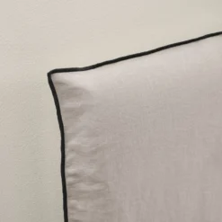 Housse De Tête De Lit CARLINA Ficelle Et Bourdon Noir 15 Housse De Tête De Lit CARLINA Ficelle Et Bourdon Noir -Décoration & meubles pour la maison housse de tete de lit CARLINA 006988 N3G 5